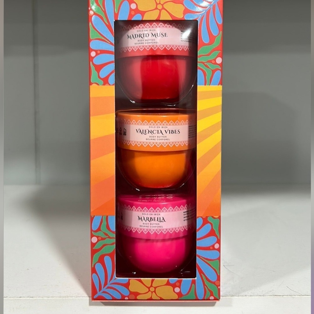 Solo En Ibiza Body Butter 3 pack Mini NWT